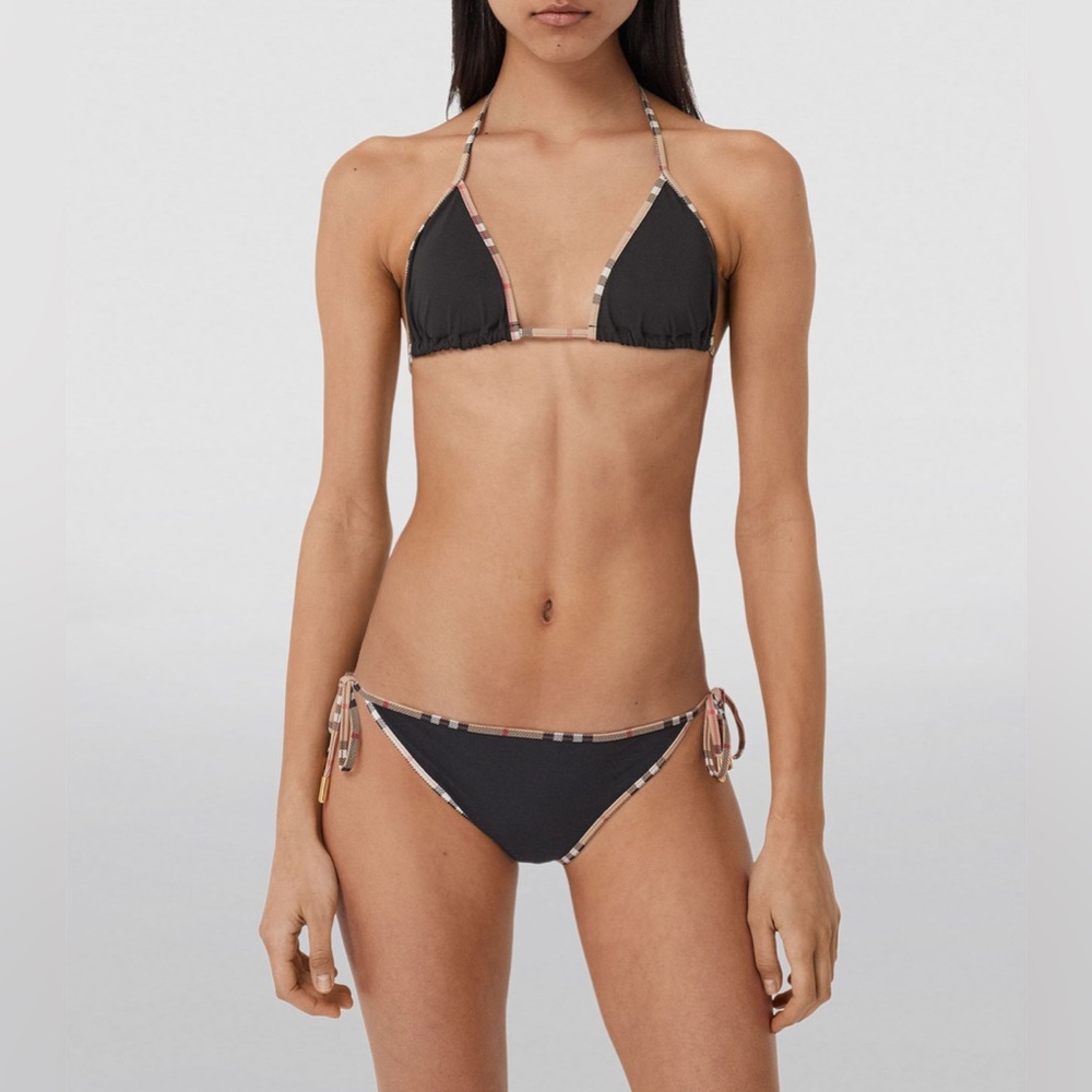EUC Burberry String Bikini sz L